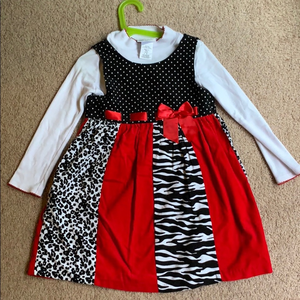 Corduroy Bonnie Jean Holiday / Christmas Dress